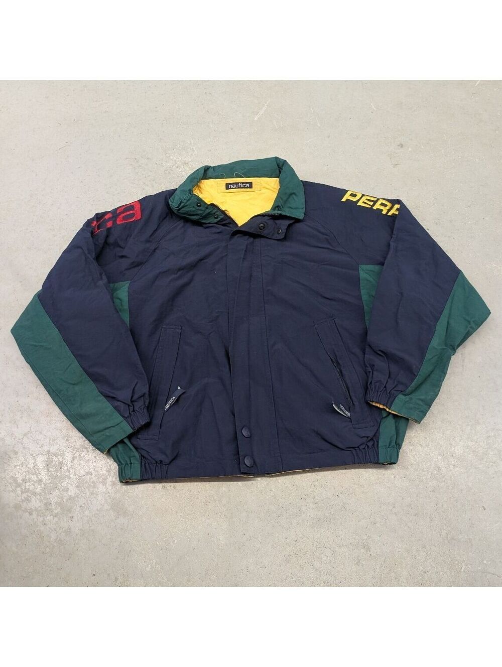 Vintage Y2K Nautica Performance Reversible Sailing Jacket